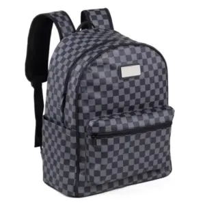 Mochila Em Pvc - Xadrez