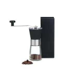 Moedor Para Café Em Vidro / Inox