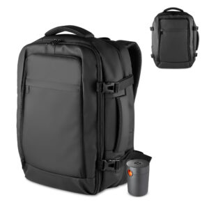 Mochila com Compartimento a Vácuo e Expansor