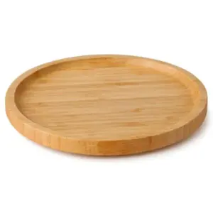 Petisqueira Em Bambu Redonda - 20x1,9cm