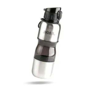 Squeeze Fumê Revestido Em Aço Inox - 750 Ml